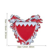Bahrain Flag Badge Flag Brooch National Flag Lapel Pin International Travel Pins