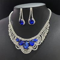 Ladies' Fashion Design Geometric Claw Chain Series Necklace Earrings Jewelry Set Suitable for Wedding, Party, Festival Gifts