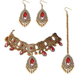 Water Drop Pendant Hollowed-out Tassel Jewelry Set Hollowed Out Ethnic Style Women Jewelry Set Vintage Exaggeration