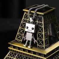 Hip hop Robot Net Red Necklace men and women couple sweater chain ins disco personality trend
