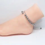 Fashionable Single-layer Minimalist Style Small Bell Pendant Alloy Ladies' Jewelry Ankle Chain