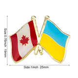 Flag Laple Pin Badge Brooch Canada friendship Ethiopia Ireland Brazil Pakistan Belgium Poland Germany Russia Philippines Finland