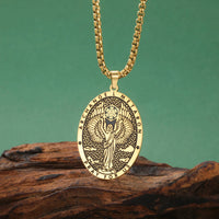 Jeshayuan 1pc Metatron's Cube Necklace Archangel Metatron Necklace Medal Pendant Protection Religious Amulet Jewelry For Men