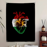 Kurdistan FLAG Pattern Clear HD Flag Home&Garden Outdoor Microfiber Printed Decoration Background Art Banner