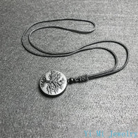 Natural Genuine Obsidian Life Tree Necklace Pendant Healing Crystal Guardian Jade Pendant Male and Female Jade Necklace Jewelry