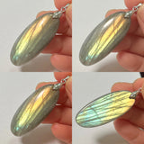 Pendant Natural Stone Irregular Shape Blue Purple Labradorite Pendant for Women Men Jewelry 1Pcs