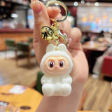 Cross-Border Hot Sale Cartoon Keychain Plush Key Holder Cute Doll Bag Pendant Toy Machine Hanging Decoration Flocking Sheep