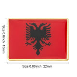 Albania flag pin lapel pin badge Brooch Icons KS-0001