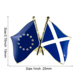 Scotland Flag Laple Pin Badge Brooch