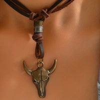 New Punk Boxing Gloves Leather Necklace with Adjustable Length Fashionable Pendant Men's Necklace Festival Accessories