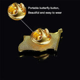 Brazil Lapel Pins Waving Brooches Pin Badges for Clothing Bags Backpacks Jackets Hat DIY Accessories