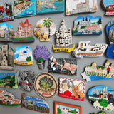 Fridge magnets Andorra Croatia Finland Italy Dresden Prague Norway Santorini France Denmark Ibiza Spain Jerusalem Austria Dublin