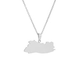 The new stainless steel glossy openwork Salvadoran pendant necklace is a bestseller for men and women on Amazon