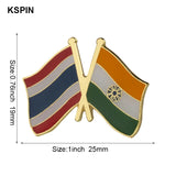 India  Flag Laple Pin Badge Brooch
