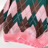 SINGREINY Christmas Style Knitting Warm Sweater O Neck Long Sleeves Argyle Design Loose Pullovers 2025 Autumn Casual Women Tops