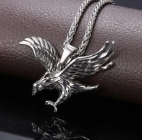 Ancient Egyptian Goddess Spread Wings Pendant Necklace Women Fashion Hip Hop Punk Amulet Jewelry Gift