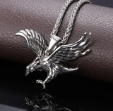Ancient Egyptian Goddess Spread Wings Pendant Necklace Women Fashion Hip Hop Punk Amulet Jewelry Gift