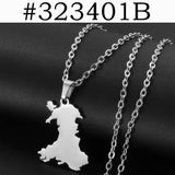 Anniyo United Kingdom Wales Pendant Necklaces Cymru Jewelry Bhreatain Bheag #323401