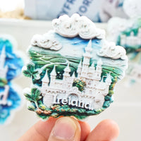 1pc, Australia Fridge Magnet, Koala Magnet, Ocean Magnet,Netherlands Windmill Tulip Four-Leaf Clover Fridge Sticker Home Decorat
