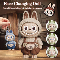 Face Changing Keychain Fun Backbag Ornament Hanging Decoration Kawai Surprise Gifts Creative Cartoon Anime Car Keyring Decor