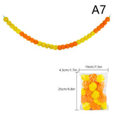 1Pc Indian Style Marigold Flower Garland With Flowers For Day Of The Dead Diwali Home DIY Craft Party Halloween Party Decor