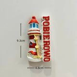 Poland 3D Fridge Magnets Tourism Souvenir Resin Refrigerator Magnets Sticker Collection Handicraft Gift Home Decoration Articles