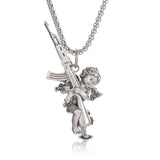 Fashionable Flying Eagle Animal Pendant Necklace Men's Personalized Motorcycle Rock Cycling Hip-Hop Trendy Jewelry
