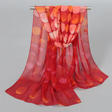 Indian Style New Chiffon Scarves Women Breathable Thin Simulation Silk Scarf Ladies Shawl And Wraps Women Printing Hijab Stole