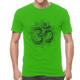 Om Aum Symbol Goa T Shirts Men Fashion T Shirts Namaste Buddhism Hinduism Tshirts Cotton Oversized Tee Tops Clothes