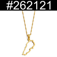 Anniyo Syria Lebanon Pendant Necklaces for Women Girls Jewelry