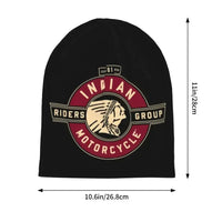 Indians Motorcycle Warm Knitted Cap Fashion Bonnet Hat Autumn Winter Outdoor Beanies Hats for Unisex Adult