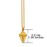 Anniyo 6 Model The Cross Pendant Chain Necklaces Men Women Girls Guam Hawaii Micronesia Chuuk Marshall Jewelry Crosses #217206