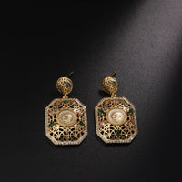 Women's Jewelry Set Dubai Nigerian Kuwaiti Bridal 24k Gold Plated Spinel Zirconia Human Head Ancient Coin Earrings Necklace Rin