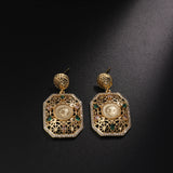 Women's Jewelry Set Dubai Nigerian Kuwaiti Bridal 24k Gold Plated Spinel Zirconia Human Head Ancient Coin Earrings Necklace Rin