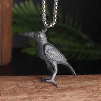 Retro Gothic Mysterious Demon Angel Wings Pendant Necklace Men's Punk Hip Hop Trendy Cool Jewelry Boy Gift