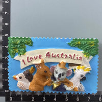 Oceania Australia 3D Fridge Magnets Tourism Souvenir Refrigerator Magnets Sticker Collection Handicraft Gift Decoration Articles