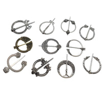Medieval Clasp Pin Brooch Vintage Viking Celtic Scarf Shawl Penannular Brooch Cloak Pins Jewelry