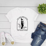 They Didn't Burn Witches They Burned Women T Shirt Feminist Witch Tshirt Short Sleeve Graphic T Shirts Halloween Feminism Tshirt