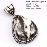 Genuine Amazonite Turquoise Agate Jasper Tiger Eye  Antique Pendant