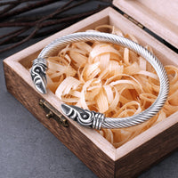 Viking Cable Chain Bracelet Nordic Stainless Steel Hip Hop Biker Wristband Cuff Arm Jewelry Gift Men Women Unisex Bangle