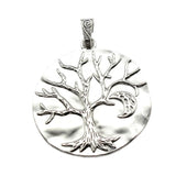 WYSIWYG 1pcs 71x64mm Tibetan Silver Color Large Tree Life & Moon Charms Pendants For Necklace Jewelry Making Findings