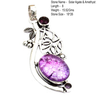 Genuine Turquoise Ruby Labradorite Rose Quartz Agate Jasper  Pendant