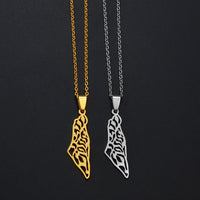 Israeli Pendant And Necklace Stainless Steel Israel Jewelry For Women Girls #300221