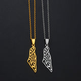 Israeli Pendant And Necklace Stainless Steel Israel Jewelry For Women Girls #300221