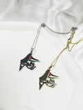 Stainless steel necklace map Flag necklace Palestinian women men's necklace Europe and the United States popular gifts