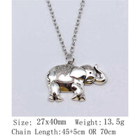 Birthday Gifts Necklace 45Cm Or 70Cm Long Chain Elephant Neck Decoration Choker Neck