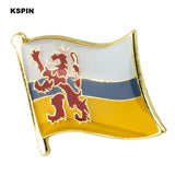 Curacao Flag Lapel pin badges for clothes Pin badges safety pin brooch XY0519