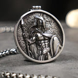 Retro Devil Mask Pendant Japanese Samurai Style Punk Pendant Necklace Men's Gothic Halloween Jewelry Gift
