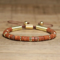 Boho Stackable Stone Bracelet Bundle: Tiger Eye, Lapis, Smoky Quartz Adjustable Vegan Jewelry Heal the soul and boost confidence