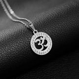 2024 new fashion stainless just yoga outdoor sports pendant necklace temperament everything collarbone chain birthday anniversar